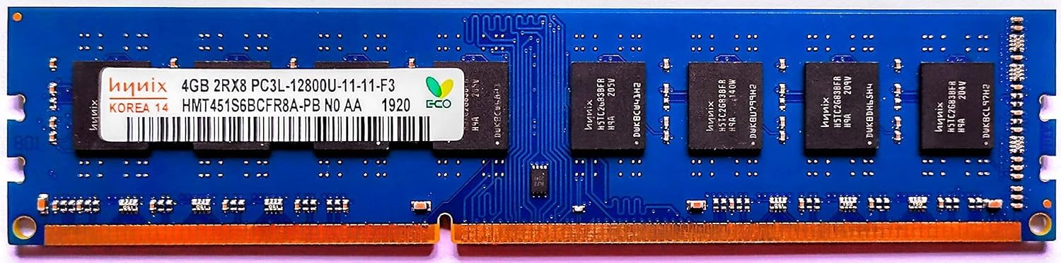 4GB DDR3 RAM 1600 MHz for Desktop Computer PC3-12800 2Rx8 Dual Rank H y n i x with 3 Years Warranty (This RAM is (NOT for Laptop)-image-37
