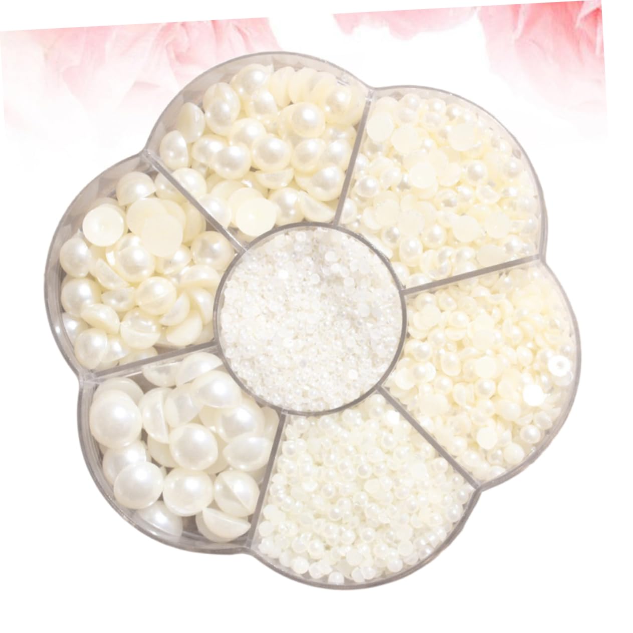 SHINEOFI 16800 Pz Perline Fai Da Te Perline Semicircolari Metà Flatback Album Decorazioni Per Unghie Per Nail Art Strass Massa