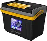 Caixa Termica Suv Cooler Com Alça 8 Litros Praia Pesca Camping Cor Preto E Amarelo Termolar