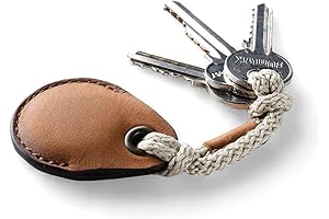 AirTag Holder - Classic Brown - Vegetable Tanned Leather AirTag Case