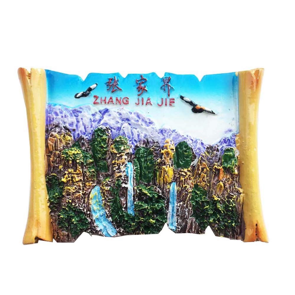 Wedarego Zhangjiajie Hunan China 3D Souvenir Fridge Magnet Gift,Handmade Home & Kitchen Decoration Zhangjiajie Refrigerator Magnet Collection