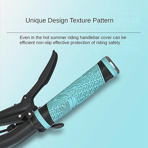 Miniatura 3 de ENLEE XR-20 - Empuñaduras para manillar de bicicleta, diseño de bloqueo único premium para BMX, montaña, MTB, Beach Cruiser, scooter, plegable,