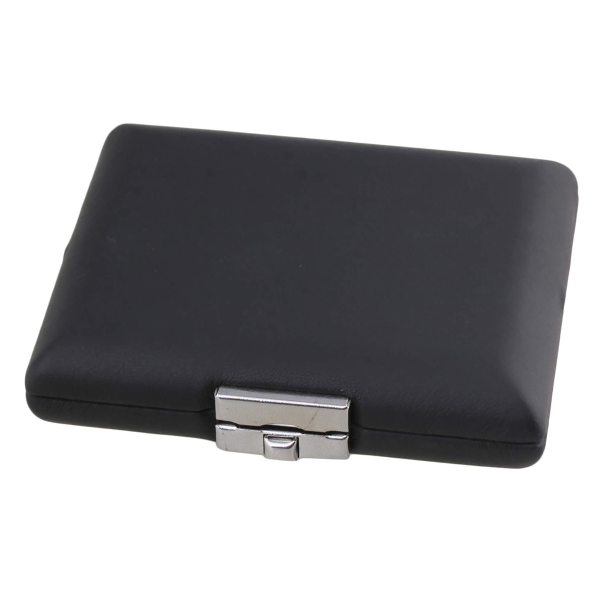 Yibuy PU Leather Bassoon Reed Case - Holds 3 Reeds (Black, 3.62" X 3.07")