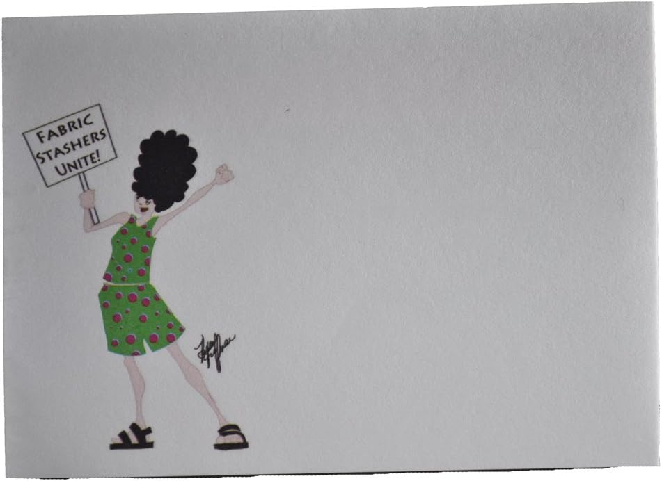 Fabric Stashers Unite Sewing Themed Note Pad