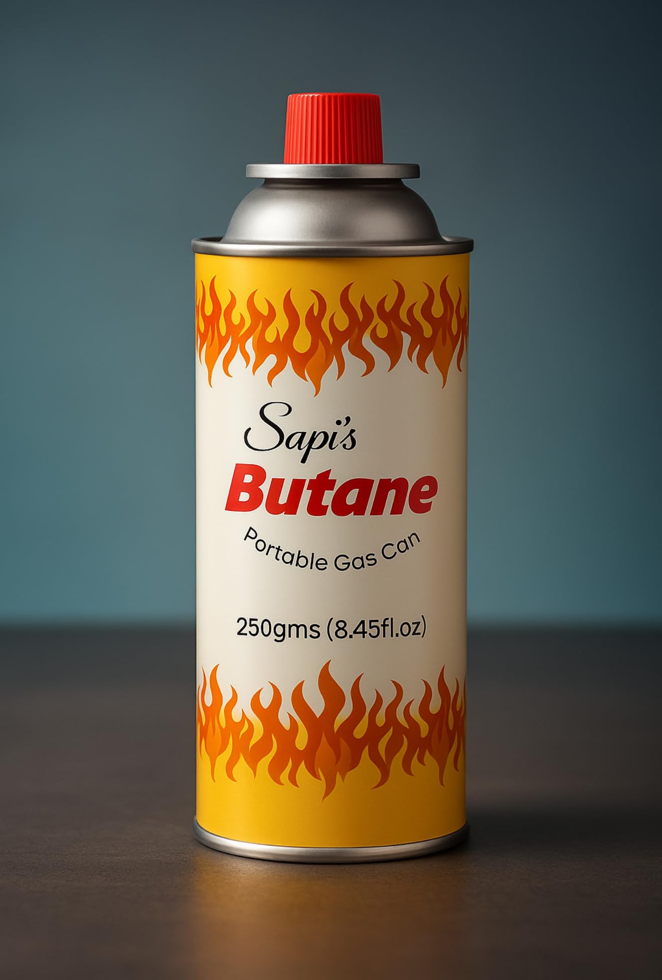 Sapi's 250g Butane Gas Can for Camping Stove High Pressure Flame Portable liquefied Refill Canister Welding Fuel Gas Torch Lighter,Aluminium 2