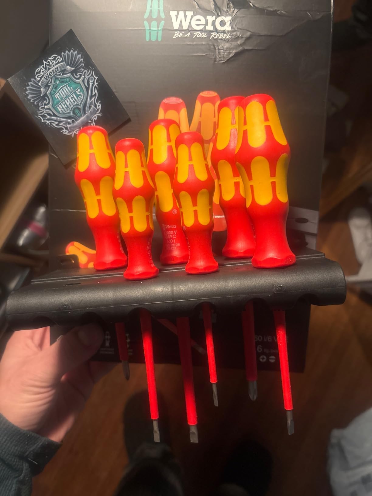 Wera - 5006145001 Kraftform Plus 160i/6 Insulated Professional Screwdriver Set, 6-Piece photo review