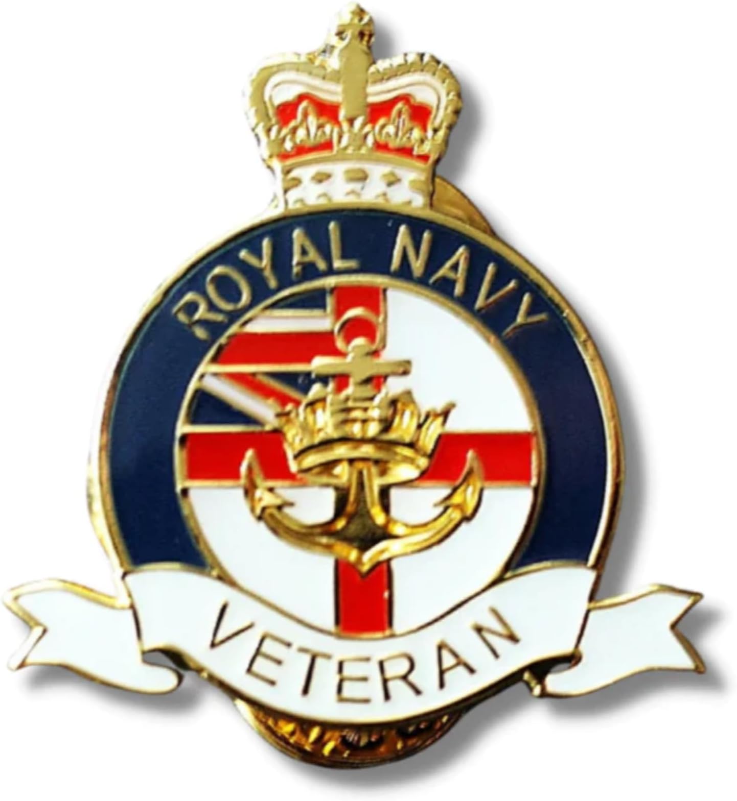 Royal Navy Veteran Lapel Pin Badge - UK Seller