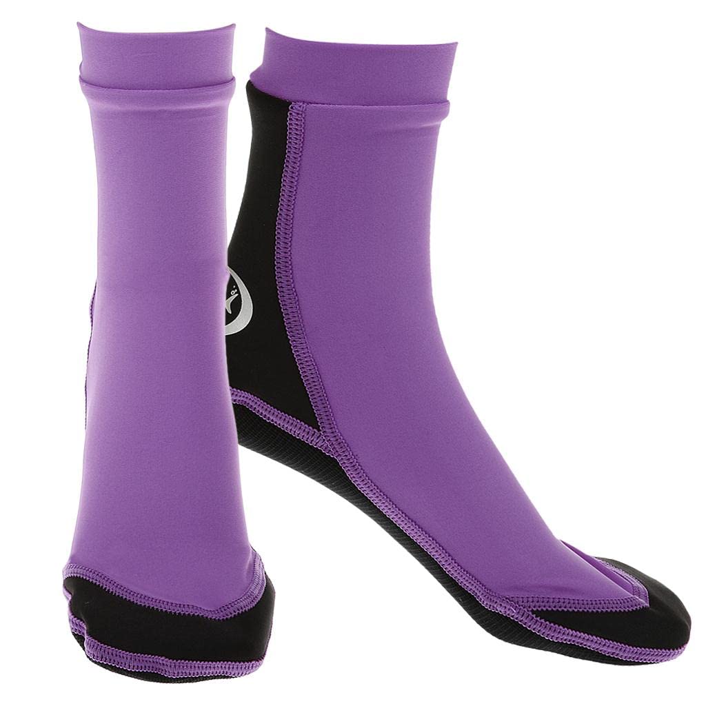 1.5mm Diving Socks Swimming Snorkeling Shoes Neoprene Surfing Boots M Purple | Sporting Goods | Water Sports | Fins, Footwear & Gloves | Boots, Booties | 1 Pair Scuba Diving Socks-image-44