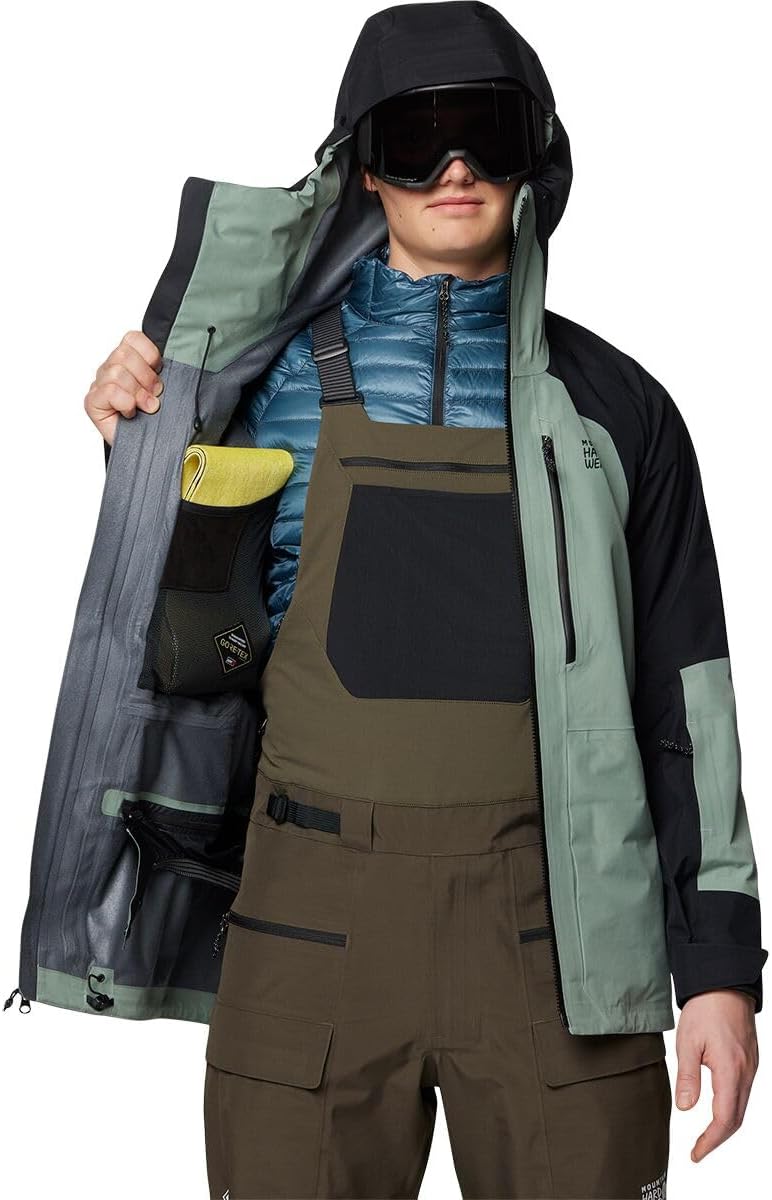 Mountain Hardwear, Boundary Ridge GORE-TEX 3L Jacket - Men's, Wet Stone/Black, M - Image 6