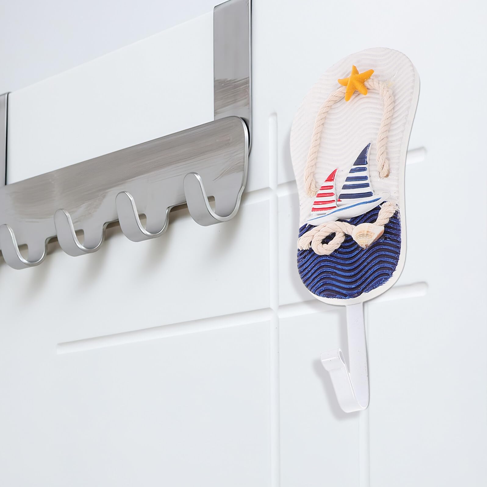 Sosoport 3 Pezzi Ganci da Parete in Appendini Decorativi per Cappotti e Accessori per Cucina Bagno Camera da e Ufficio Design Versatile e Resistente