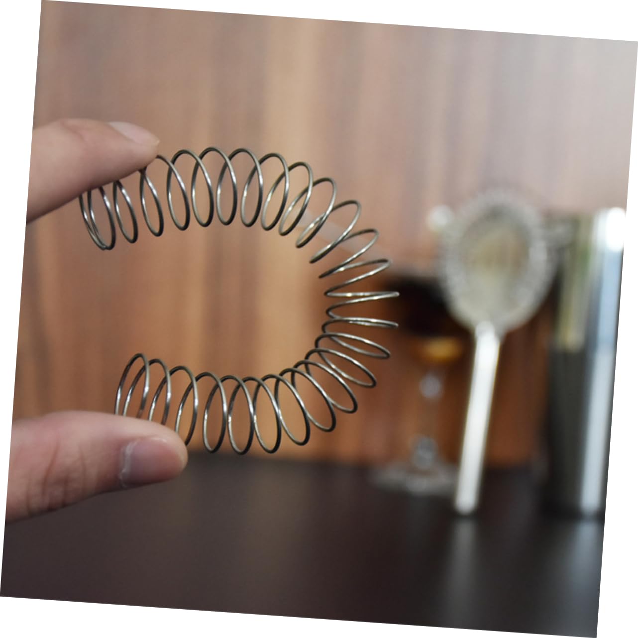 ABOOFAN Ice Filter Cocktail Strainer Stainless Drinks Strainer Cocktail Strainer for Bar