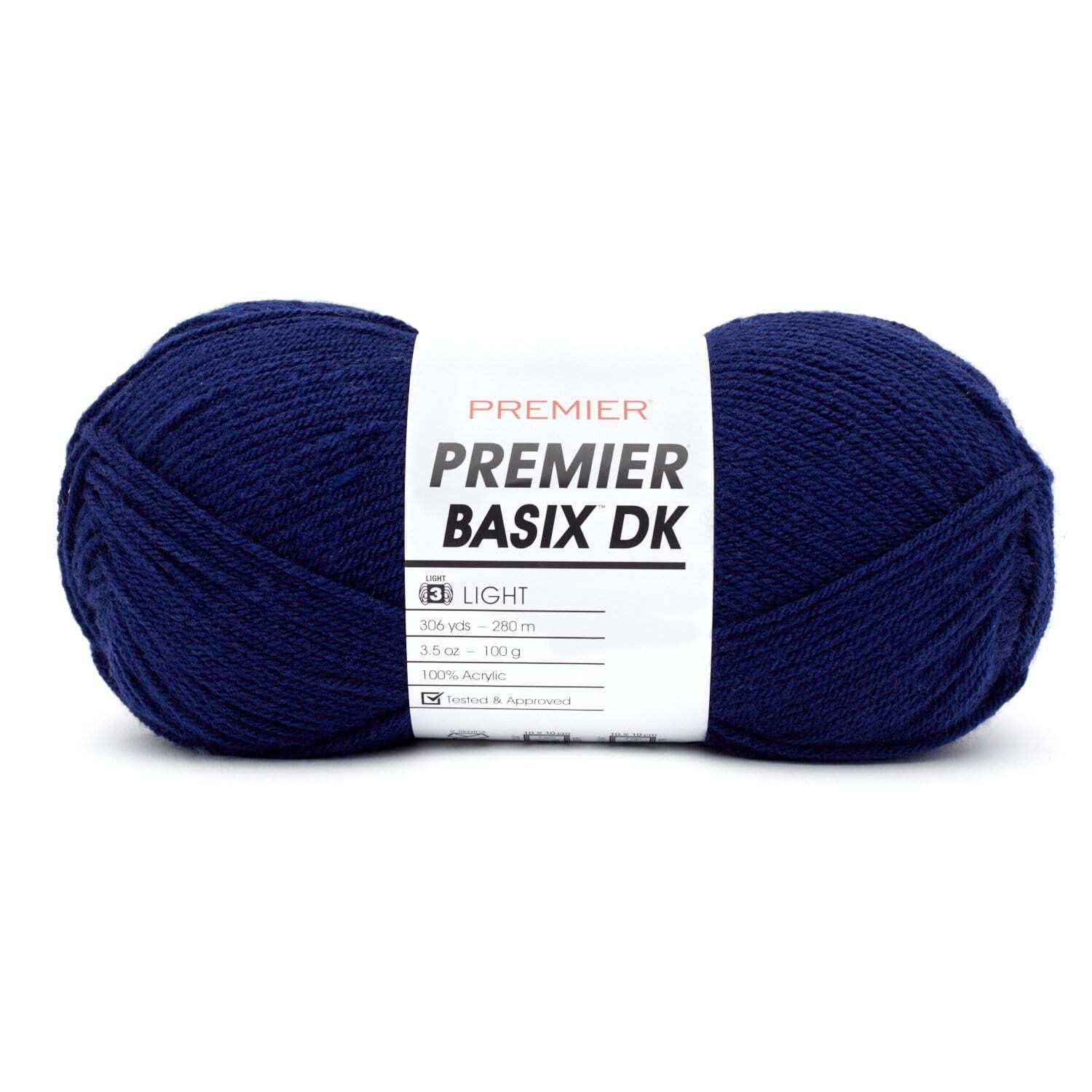 Premier Yarns Basix DK Yarn-Navy