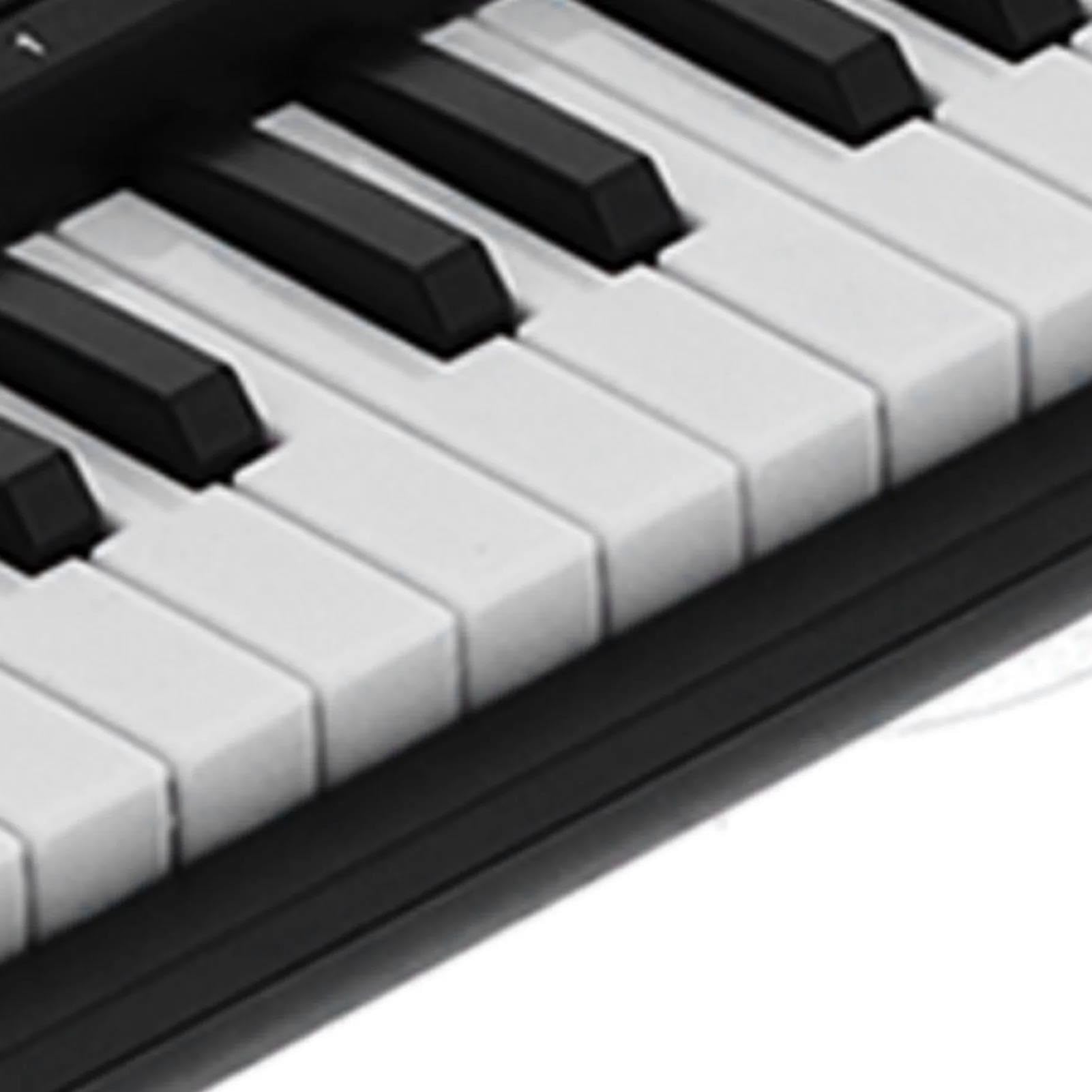 Elektroniczny Instrument Fortepianowy 61 Klawiszowe Pianino Elektroniczne Wielofunkcyjne Z Kablem USB I Mikrofonem