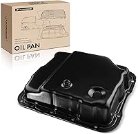 A-Premium Transmission Oil Pan for Chevy Silverado 1500 Tahoe GMC Sierra Yukon 4L60E 4L65E Steel w/ Drain Plug