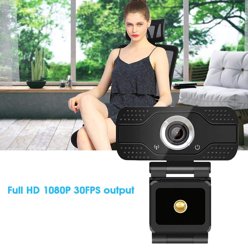 fosa1 Full HD 1080P 30FPS Webcam, 2MP Desktop Computer Camera USB Camera Support Video Calling, Recording, Video Conference Streaming Computer Web Camera Built in Microphone PC Webcam