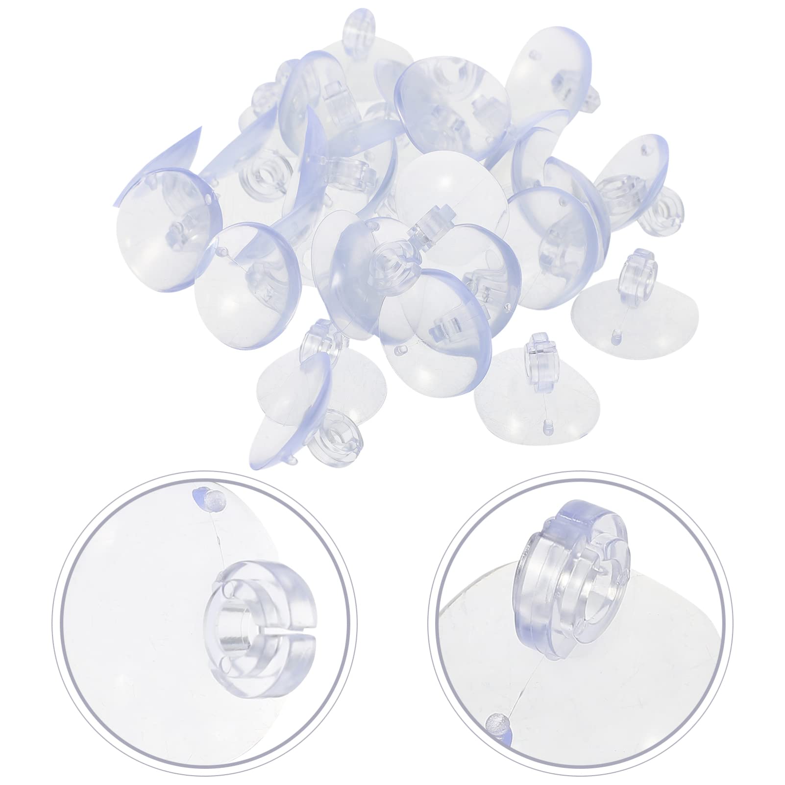 PRETYZOOM 4 Juegos Mini Ventosa Soportes De Luz De Navidad Ventosas Navideñas Suction Cup Hooks Caseta Esterior Guirnalda Luces Interior Guirnalda Luces Exterior Pinzas De Luz 200 Uds * 4