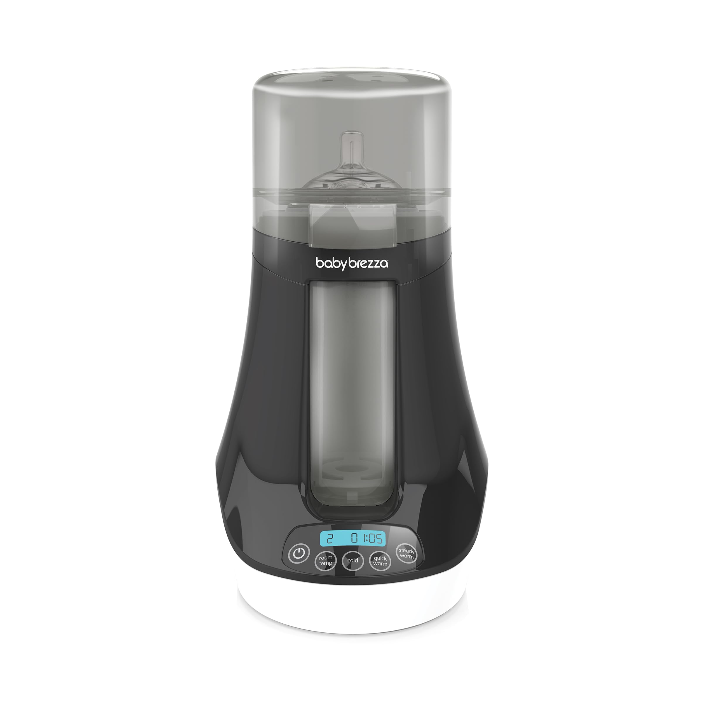 Photo 1 of Baby Brezza Fast Baby Bottle Warmer - Baby Milk + Breastmilk Warmer Defroster – 2 Unique Temperatures for Breastmilk + Formula - Universal Fit for All Bottles, Bags + Jars