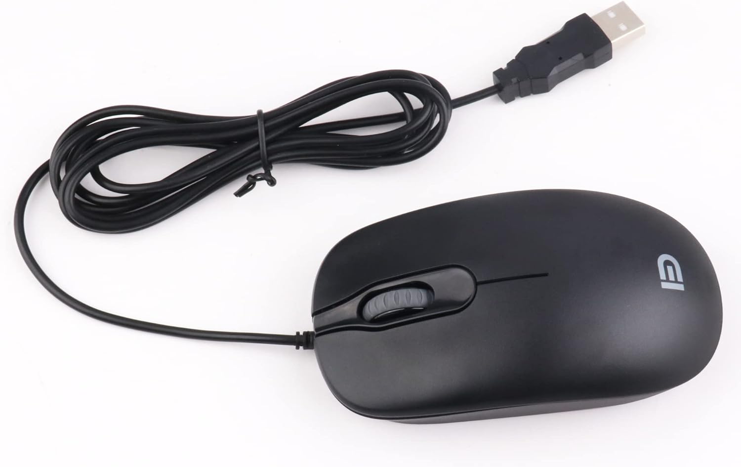 SGIN Black Wired USB Computer Mouse with Adjustable DPI for
