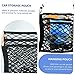Gatuida Car Net Bag Hanging Pouch for Backseat Organizer Pocket Organizer Pouch Travel Tote Bag Generic Handbag Storage Bags Car Seat Storage Net Mesh Bag Universal Elastic Rope