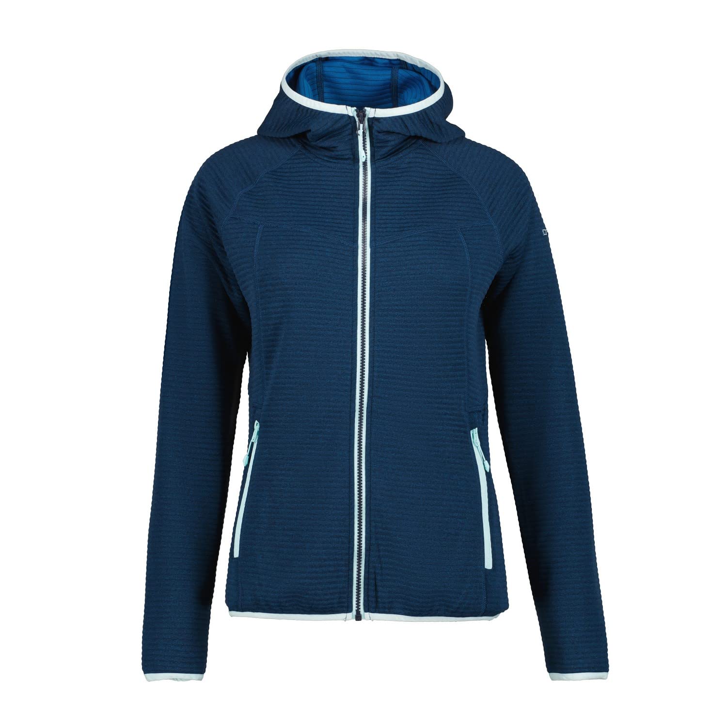 Icepeak Berryville Midlayer mit Kapuze (Damen) – Blau, Größe S