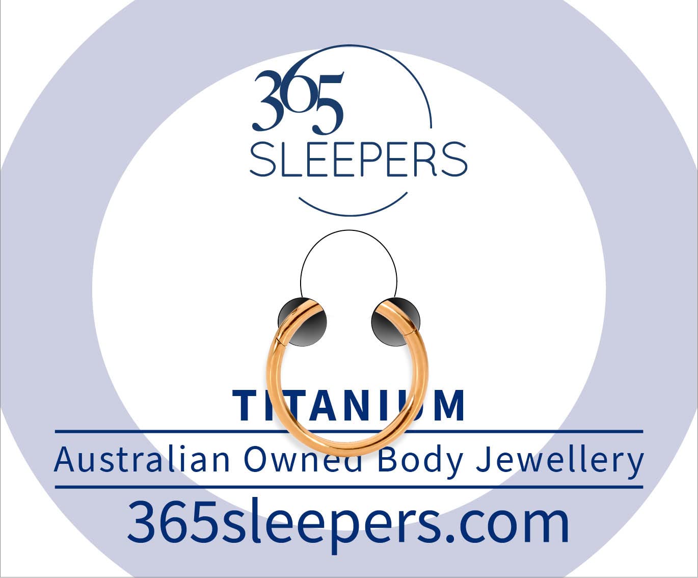 365 SLEEPERS 1pc Titanium Implant Grade Nose Rings 20G 18G 16G 14G 12G 10G 8G 6G Septum Hinged Segment Ring Body Piercing Jewellery Hoop Lip Rings Helix Cartilage Rook Earrings Nickel Free — view 2