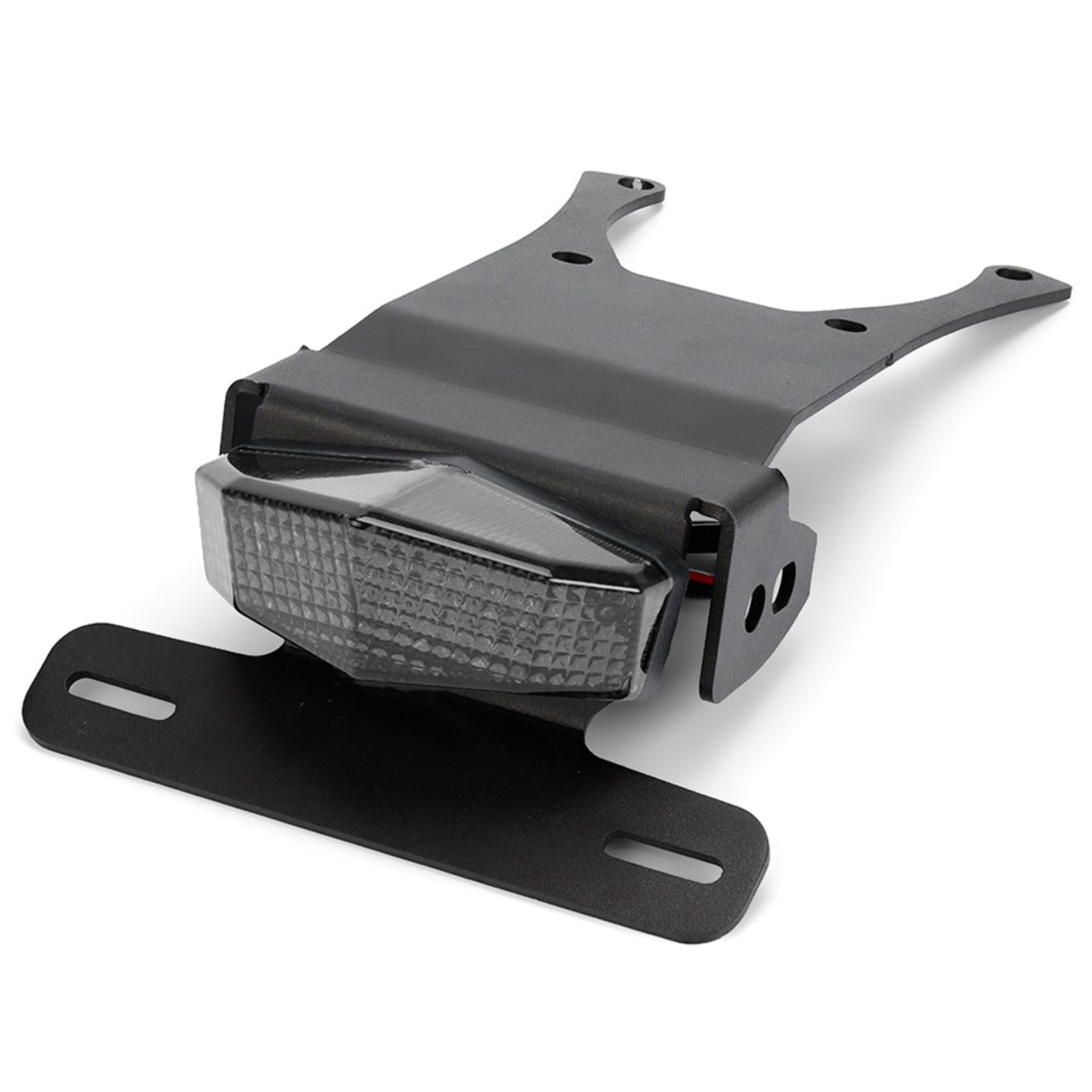 Universal Motorcycle Rear Fender Eliminator Black Alloy License Plate Bracket Motorbike Rear Short Tail Tidy Modified Accessories Compatible with Honda CRF250L 13-20 CRF250L Rally 2017-20(Color:black)
