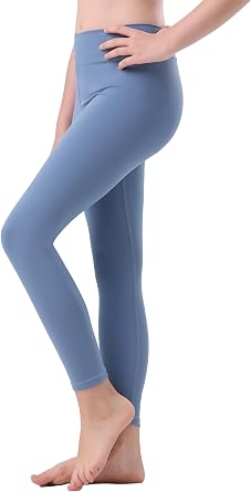 Girls Athletic Leggings Kids Yoga Pants High Waisted Active Dance Running Workout Leggings