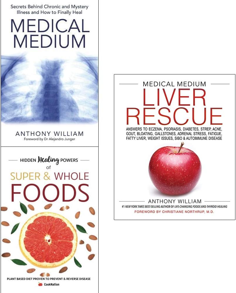 Medical medium liver rescue [hardcover], secrets behind chronic and mystery, hidden healing powers 3 books collection set Paperback – 1 Jan. 2018