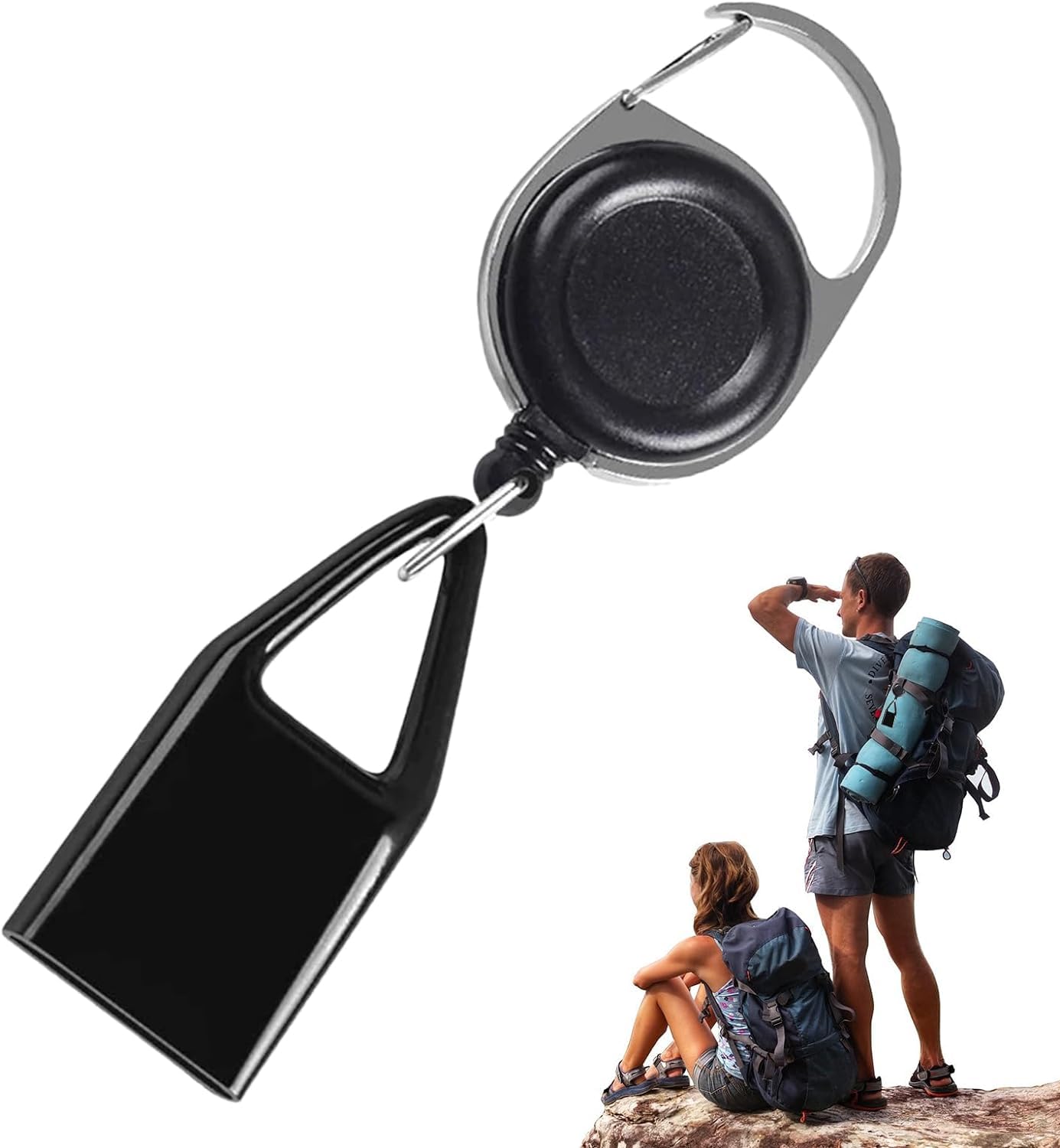 2 Pieces Pants Lighter Clip, Retractable Lighter Belt, Anti-Lost Lighter Cover, Keychain Belt, Lighter Line For Fishing, Hiking, Lighter Case For