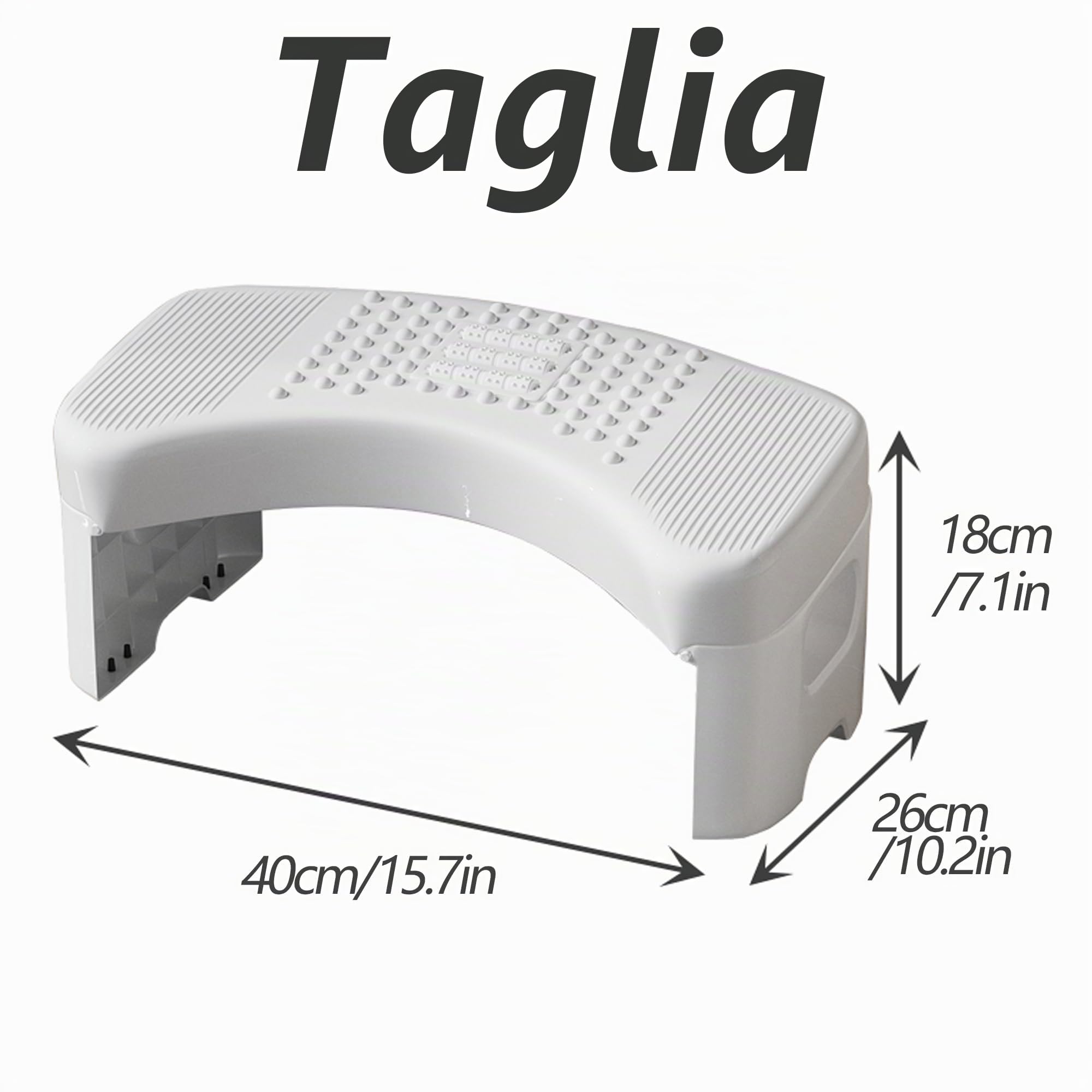 Sgabello pieghevole per WC, antiscivolo, robusto, leggero, anti costipazione, naturale e confortevole, sgabello per bambini e adulti, KZDMTD-001