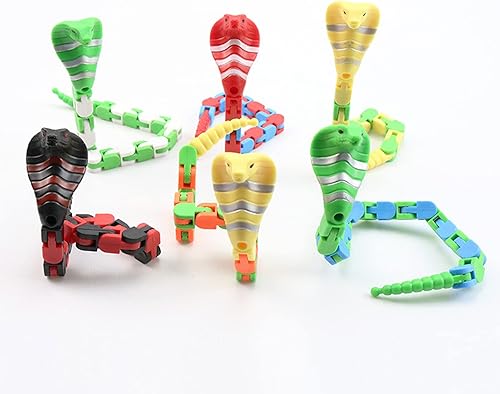 Wacky Tracks - Juguete antiestrés con clic a presión, rompecabezas de serpiente, juguete para aliviar el estrés, ansiedad y autismo para recuerdos