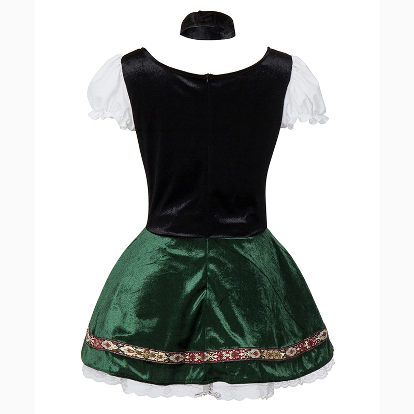 Generisch Dirndl Modern Karneval Oktoberfest Bühnenkleid Skulpturen Frauenkostüm Körperkleid für Damen Theaterauftritt Festivalkleid einzigartig