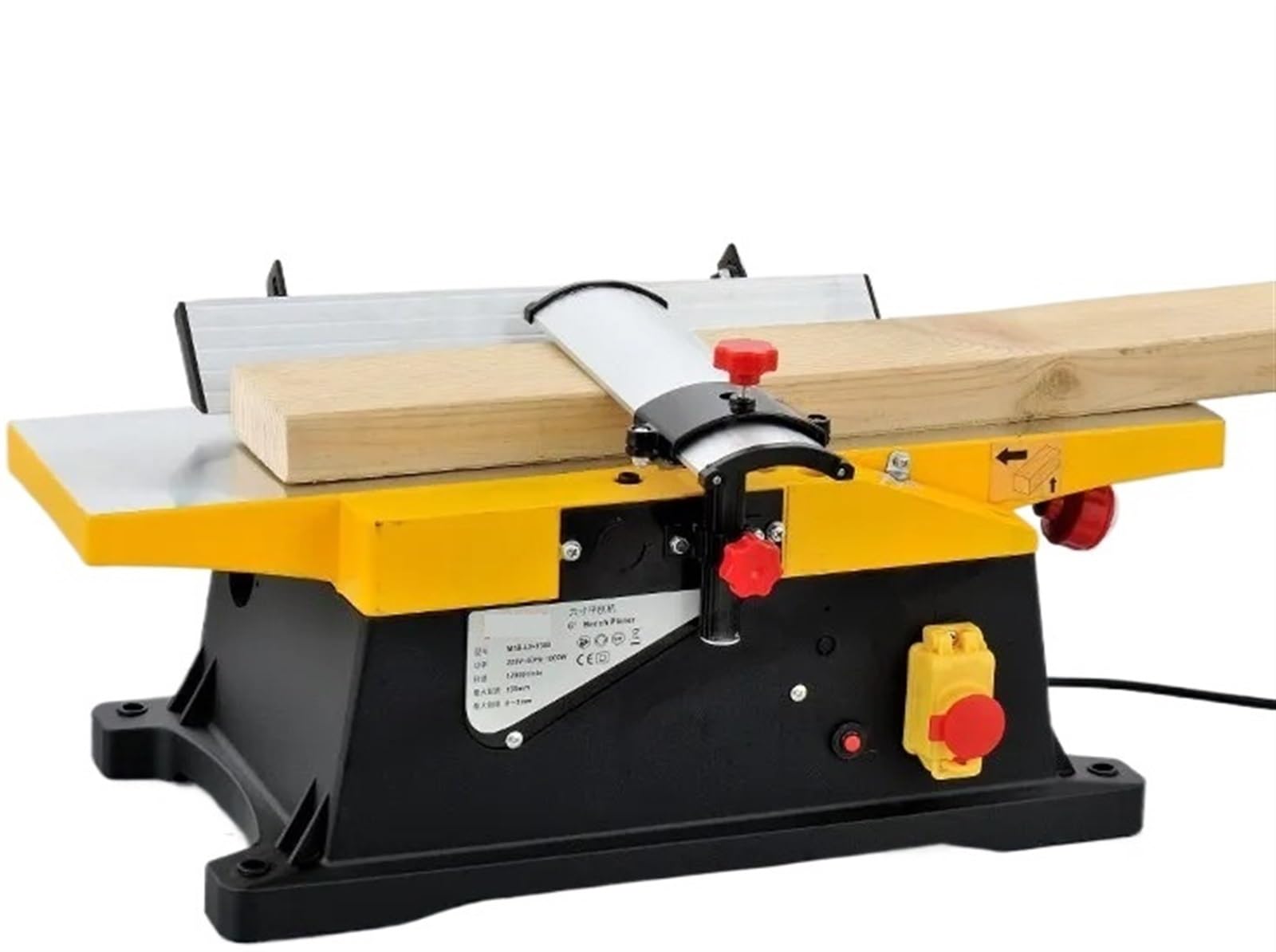 Seveqis One Color Planer, Multifunctional Woodworking Planer Table-Type Household Electric Bench