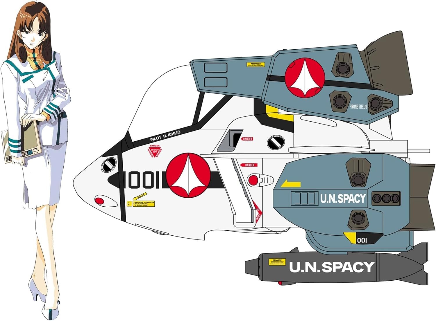 Amazon | ハセガワ 超時空要塞マクロス 早瀬未沙 w/VF-1S スーパー