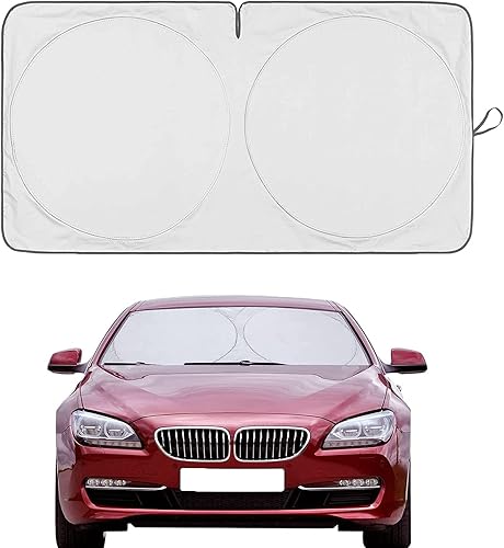 ANKIA - Parasol plegable para parabrisas de automóvil, protección solar interior para la mayoría de automóviles, camiones, SUV, camionetas,