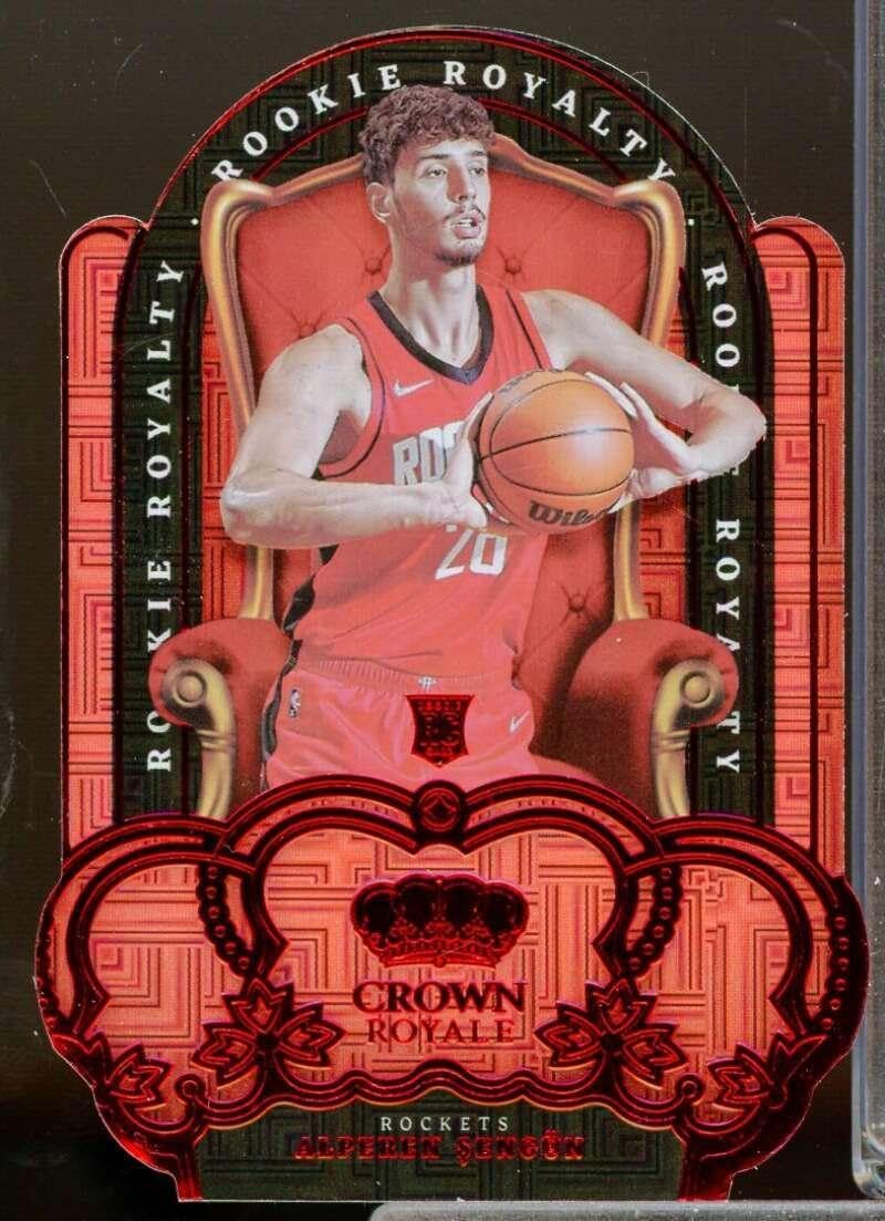 Alperen Sengun Rookie Card 2021-22 Crown Royale Rookie Royalty Asia #4 - Basketball Slabbed Rookie Cards
