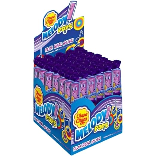 Chupa Chup Melody Pops Grape Lollipop 15g