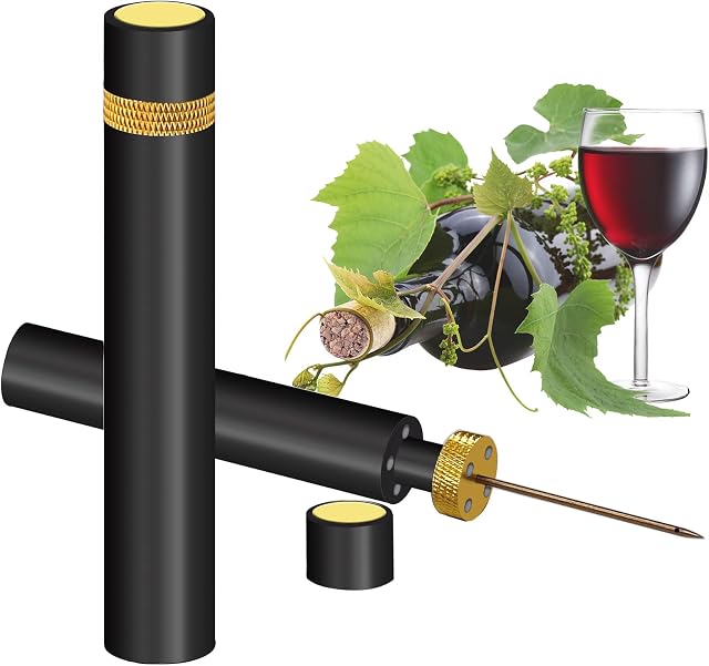 Wine Opener | Travel Portable Pocket Air Pressure Pump Wine Bottle Opener | Assemblable Design Corkscrew 7S Quick Bottle Opening | for Home, Restaurant, Party,Wine Lovers