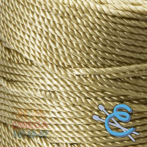 Image of Espiga No.18-100% Nylon Omega String Cord for Knitting and Crochet - 37 Moss Green