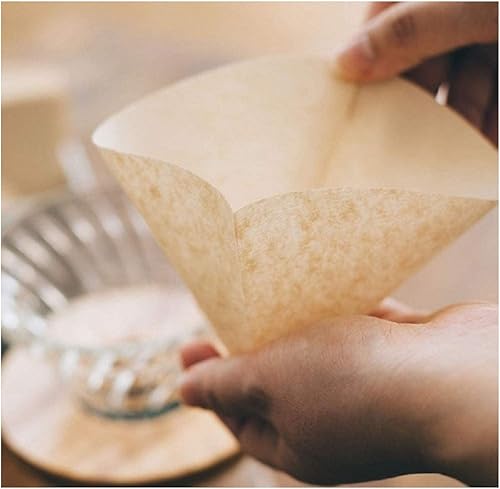 Miniatura 5 de 5 filtros de papel natural Hario V60 tamaño 02, 100 unidades de café natural, 5 cajas (total de 500 hojas)