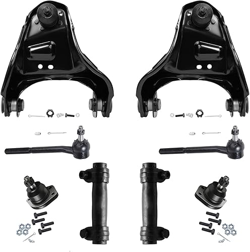 Miniatura 202 de Detroit Axle - Kit de suspensión frontal de 8 piezas para Chevy Aveo Aveo5 Pontiac G3 Wave Wave5 Suzuki Swift+ 2 brazos de control inferiores con