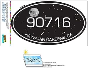 Graphics and More Zip Code 90716 Hawaiian Gardens, CA Euro Oval Window ...