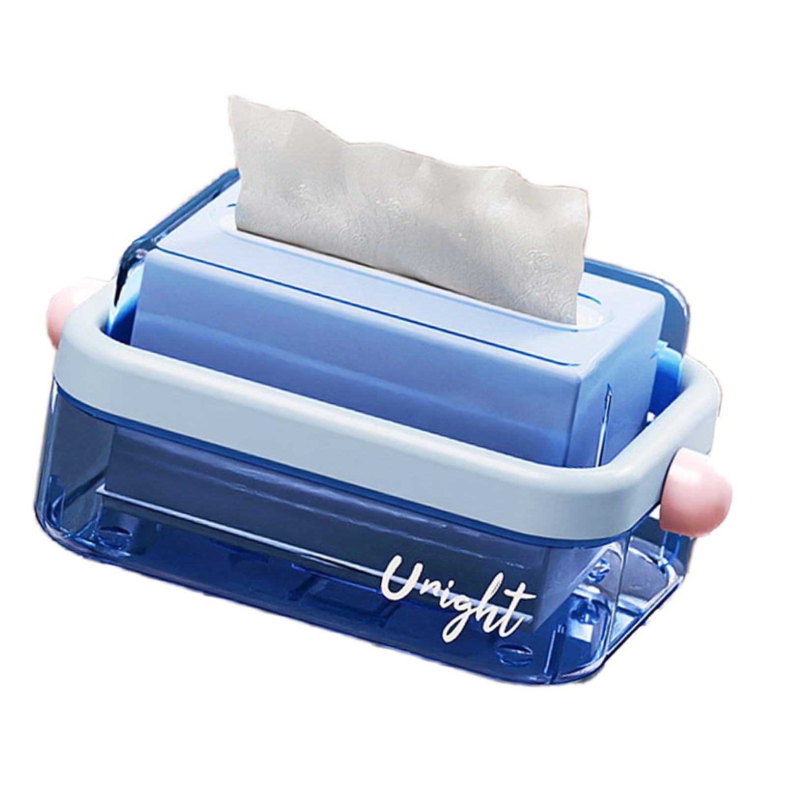 Modern Lift Function Tissue Dispenser Multipurpose Storage Container for Kitchen Countertops Bathroom Conceit Organization Multipurpose Tissue Storage Box