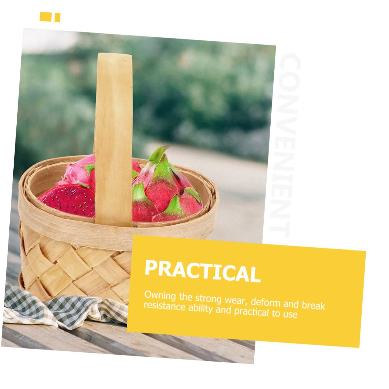 PRETYZOOM 25stücke Woven Candy Holder Mit Griff Für Hochzeiten Feste Und Gastgeschenke Handgefertigte Körbchen Für Süßigkeiten Deko Und Aufbewahrung
