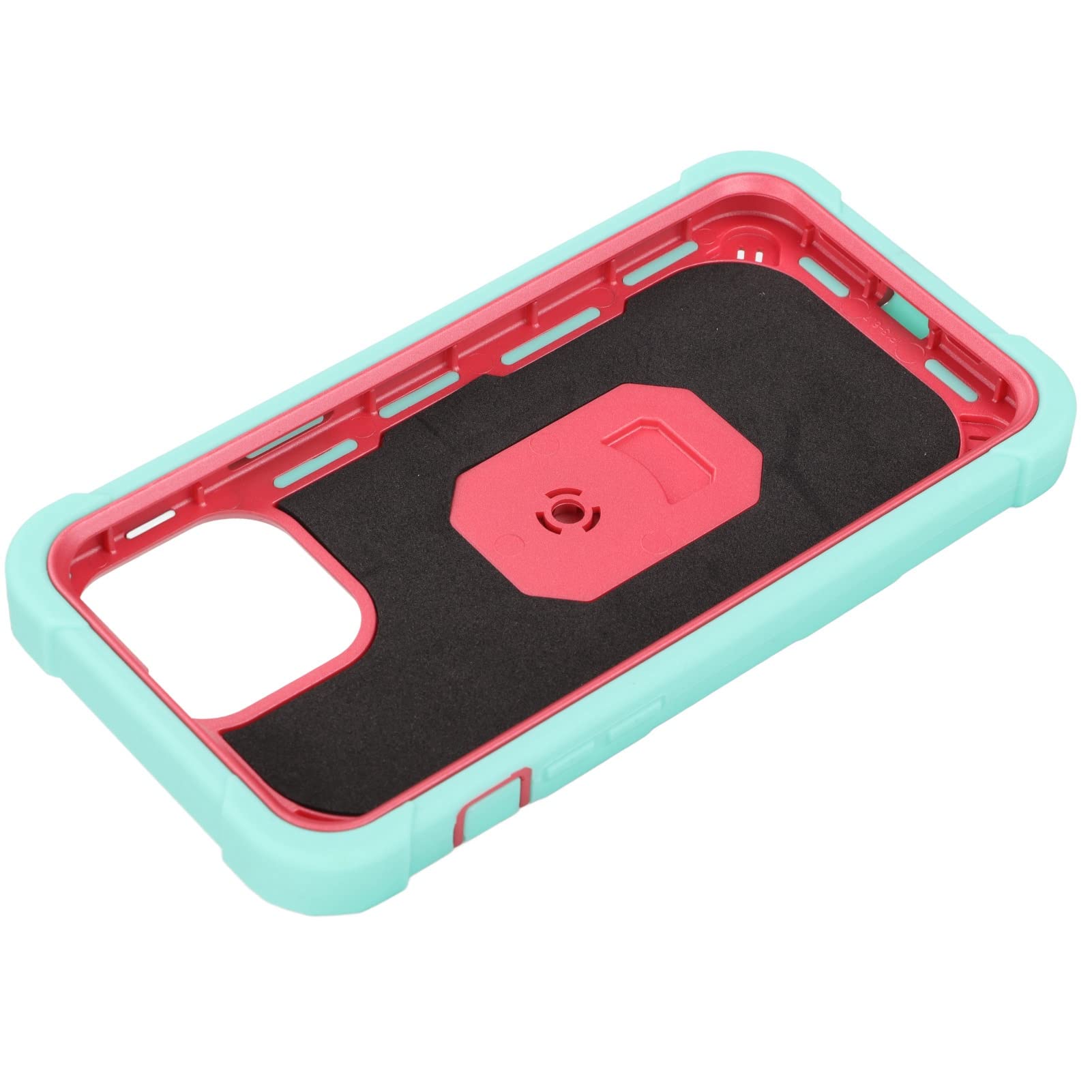 Cocoarm Custodia Armor con Supporto per IPhone 13 Pro Max, Verde Blu (#4)