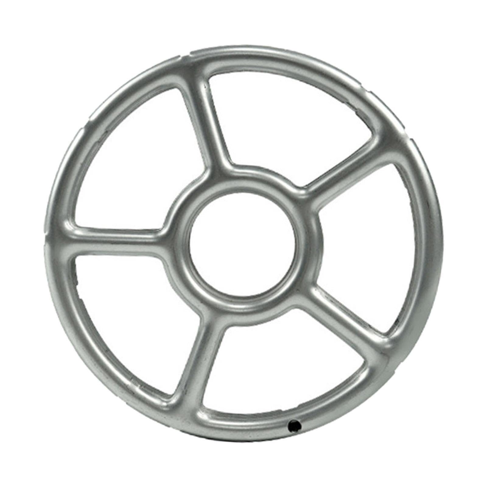 Pixzcsa Silver Hob Cover Rings Reducer Trivets Stainless Steel Metal Stovetop Cooking Accessories Camping Multifunctional Cooker Tools Hob Cover Stovetop Camping, 16.5Cm