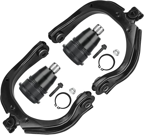 TadaMark Brazo de control superior delantero con kit de rótula para Buick Rainier Chevy SSR Trailblazer GMC Envoy Isuzu Ascender Oldsmobile Bravada