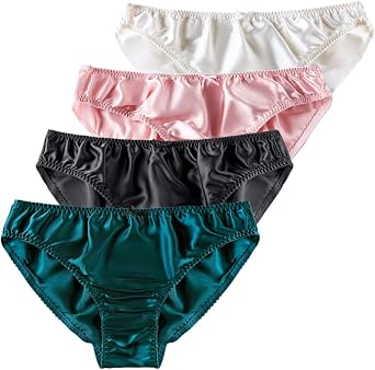 Silk Briefs for Women Satin Panties 100% Mulberry Silk Underwear Pure Silk Bikini String Bikini