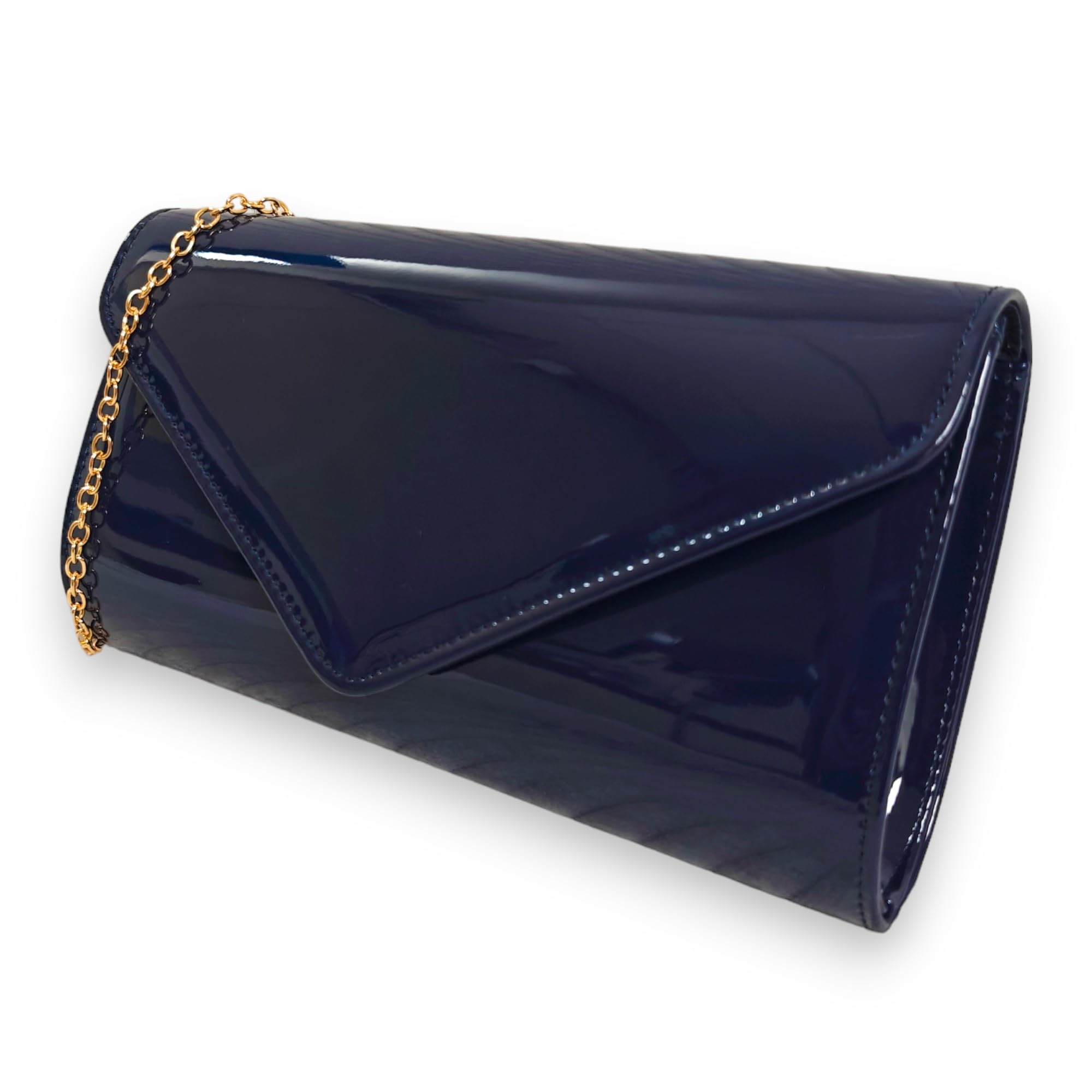 fi9 Sac à main en cuir verni pour mariage, soirée, fête, pochette, sac à main