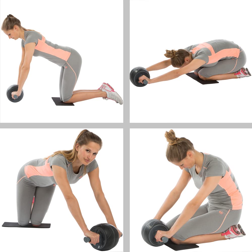 Ultrasport Premium Bauchtrainer AB, Fitnessgerät für zuhause in besonders Stabiler Ausführung zum Trainieren der Bauchmuskeln sowie Rücken und Schultern